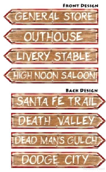 Wild West Decoration Pack - Novelties (Parties) Direct Ltd