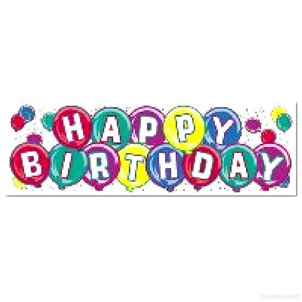 Happy Birthday Banner - Novelties (Parties) Direct Ltd