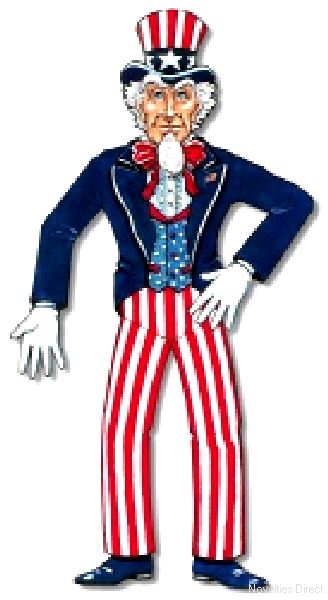 Jointed Uncle Sam - Novelties (Parties) Direct Ltd