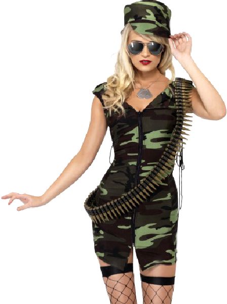 Combat Girl Costume - Novelties-Direct - Novelties (Parties) Direct Ltd