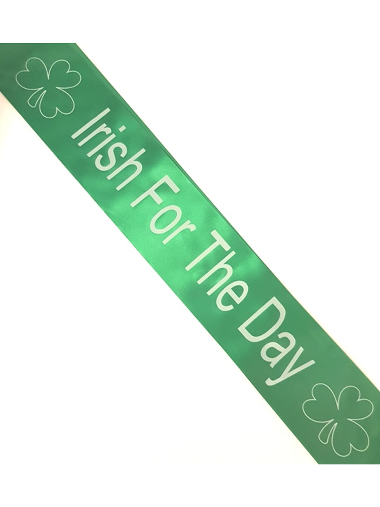 Irish Sash - Irish for a Day Sash