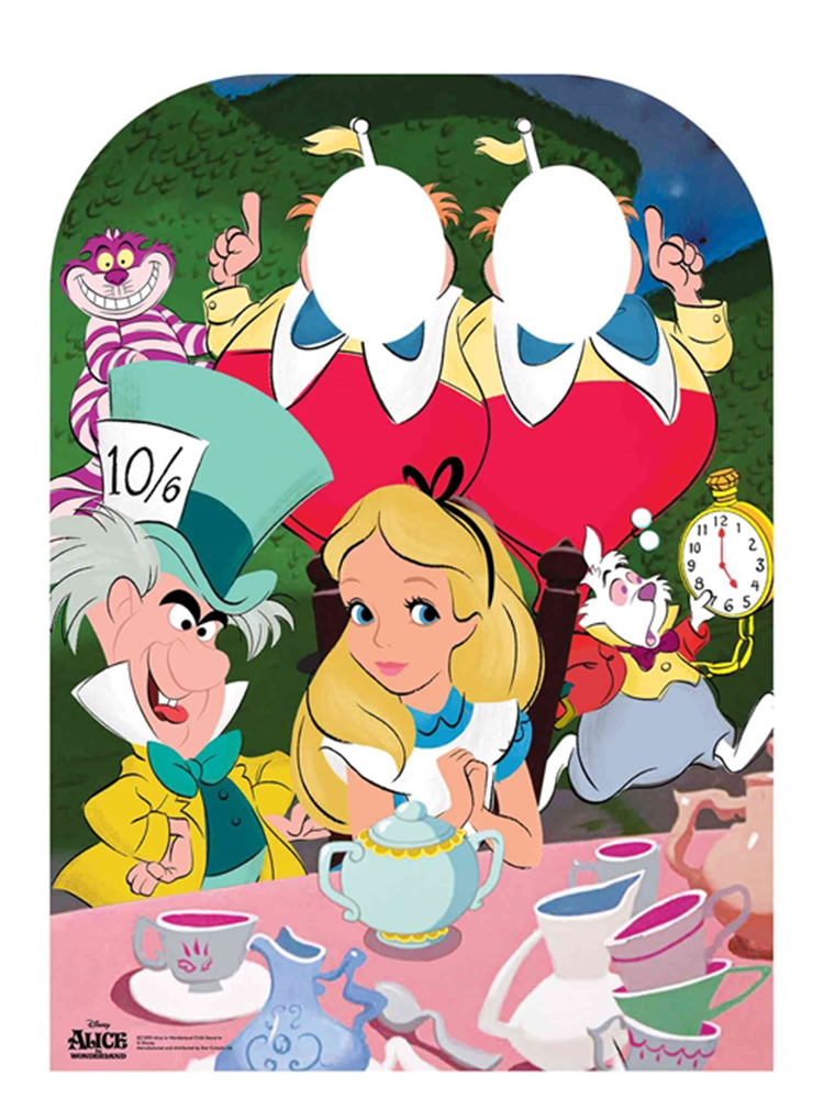 Alice in Wonderland Tea Party Stand-in Child Sized Cutout - Novelties ...