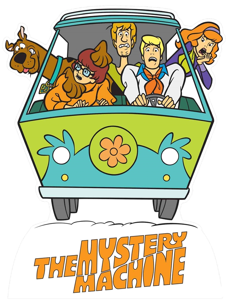 Fred's Mystery Machine Van Scooby Doo Star Mini Van - Novelties ...