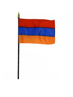 Armenia medium hand flag 9" x 6"