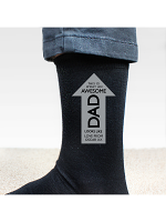 Personalised Awesome Dad Men's Socks