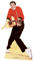 Elvis Presley Red Jacket & Guitar - Cardboard Cutout