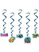 Under the Sea Hanging Whirls Decoration 