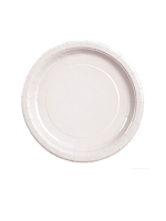 White 9" Paper Plates ( pk 8) 