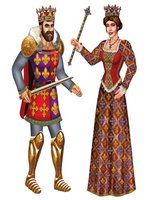 Royal King And Queen Joined Cutouts 91.44 cm (2 in a pack)
